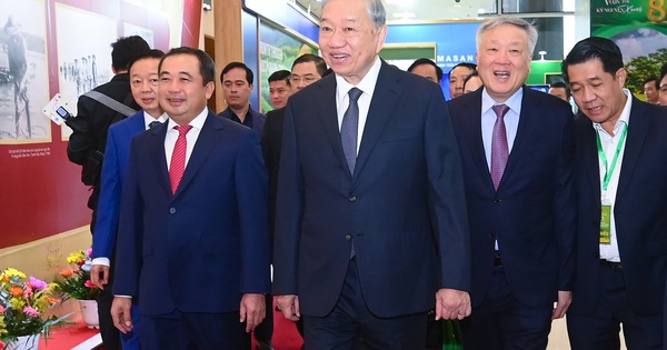 Tổng Bí thư Tô Lâm dự Lễ kỷ niệm 80 năm ngành nông nghiệp và môi trường