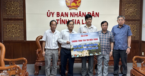 Báo Người Lao Động hỗ trợ 1 tỉ đồng giúp Gia Lai gượng dậy sau bão số 13