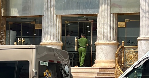 Công an có mặt tại thẩm mỹ viện Mailisa ở TP HCM