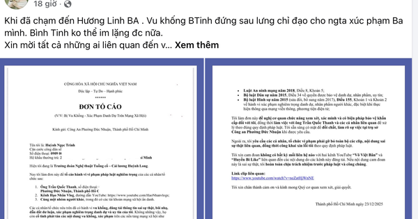 Nghệ sĩ Bình Tinh tố cáo nhiều người