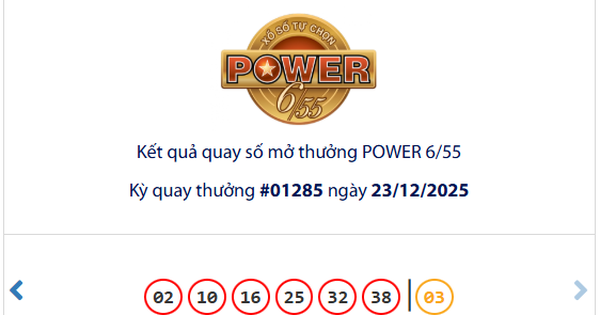 Vé số Vietlott trúng giải Jackpot 2 bán ở tỉnh Sơn La