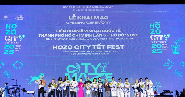 Khai mạc lễ hội văn hóa, âm nhạc, sáng tạo HOZO CITY TẾT FEST 2025