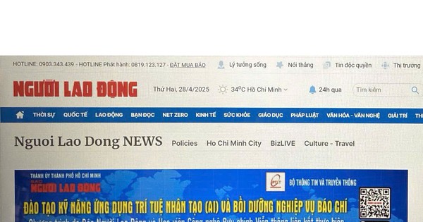 Người Lao Động Newspaper Launches Foreign-Language News