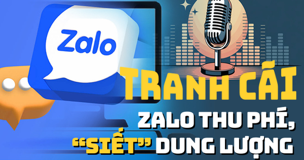 Audio AI: Lại tranh cãi chuyện Zalo thu phí, “siết” dung lượng