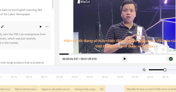 CLIP: Trải nghiệm AI dịch video tiếng Việt sang tiếng Anh chỉ với một cú nhấp chuột
