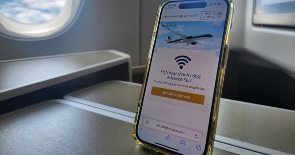 Hành khách đã có thể lướt Internet khi đang bay