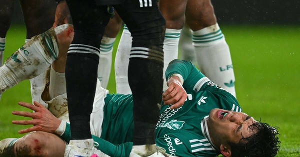 Tuyển thủ Nhật Bản gần "rụng" mắt cá chân, trận đấu của Liverpool gián đoạn