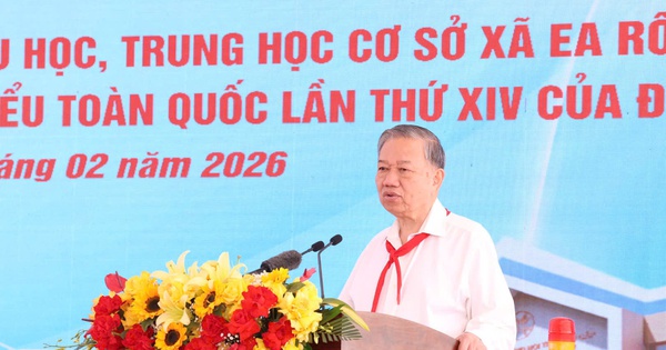 Tổng Bí thư Tô Lâm dự lễ khởi công trường phổ thông nội trú tại Đắk Lắk