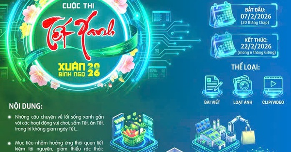 Cuộc thi "Tết xanh" nhận bài dự thi đến hết mùng 6 Tết