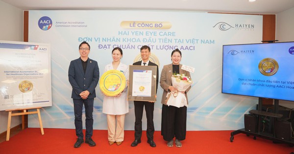 Hai Yen Eye Care – Đơn vị nhãn khoa đầu tiên đạt chuẩn AACI