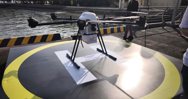 TPHCM khai trương tuyến giao hàng xuyên biển Cần Giờ - Vũng Tàu bằng UAV