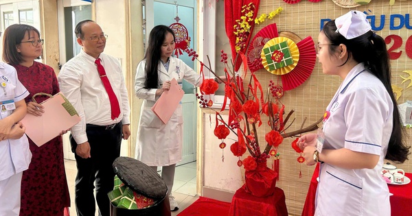 Đoàn viên, người lao động Bệnh viện Nhân dân Gia Định đón xuân an vui