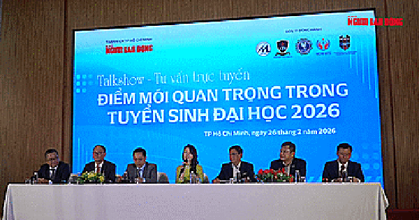 Talkshow - Tư vấn trực tuyến: Điểm mới quan trọng trong tuyển sinh ĐH 2026