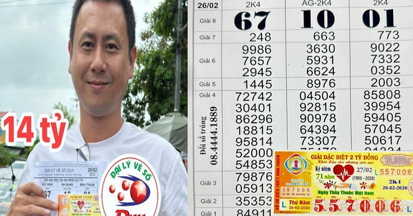Xổ số miền Nam: Mua vé số ngoài ý muốn nhưng bất ngờ trúng độc đắc 14 tỉ đồng