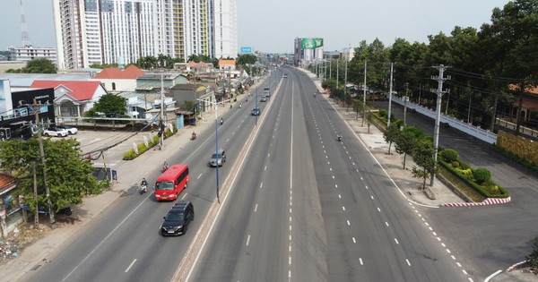 Hình hài Quốc lộ 13 đoạn qua khu vực Bình Dương sau nhiều năm thi công