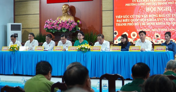 TPHCM: Cử tri phường Long Phước mong bảo đảm an sinh, mở thêm trường lớp