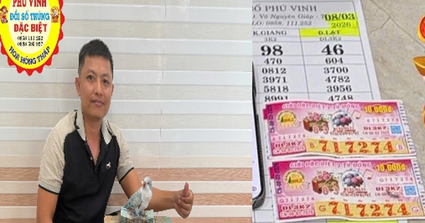 Người đàn ông “ôm” vé trúng độc đắc xổ số miền Nam từ ngày 8-3