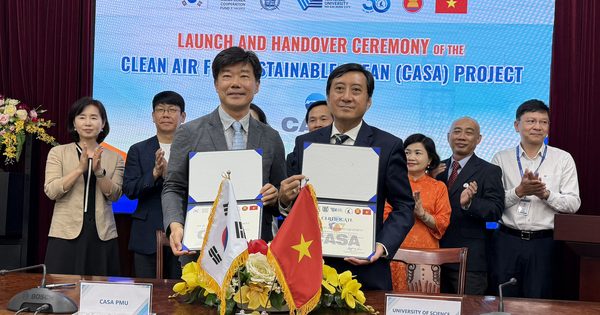 Việt Nam nhận trạm quan trắc chất lượng không khí từ Hàn Quốc