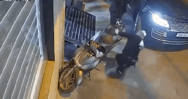 Xác minh clip tài xế Range Rover chọc thủng lốp xe máy SH đỗ chắn đường