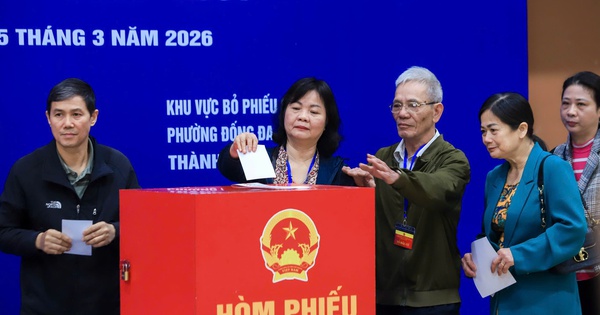 Phường có hơn 6 vạn cử tri vận hành thử quy trình bỏ phiếu bầu cử