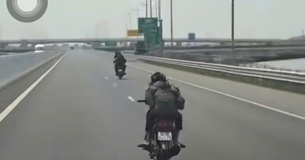 Công an làm việc với 6 thiếu niên đi xe máy nô đùa trên cao tốc