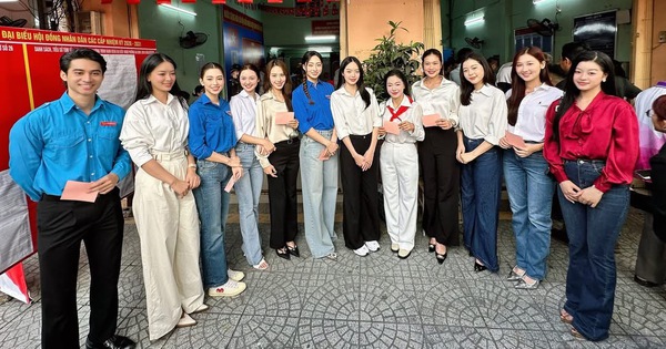 Hoa hậu Thanh Thủy, Bảo Ngọc, cùng nhiều nghệ sĩ đi bầu cử