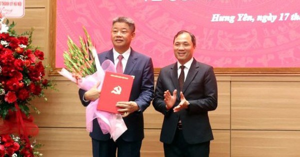 Hưng Yên có tân Phó Bí thư Tỉnh ủy