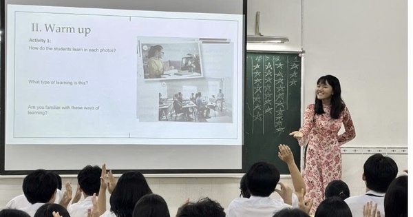 "Một ngày làm giáo viên" của học sinh Trường Bùi Thị Xuân