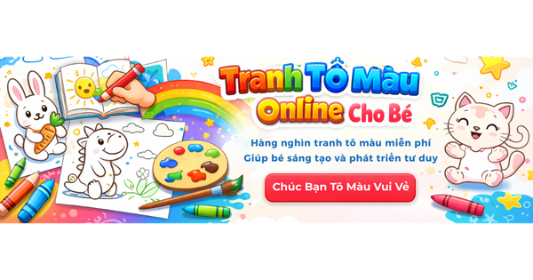 Tranhtomauonline.com - Nền tảng tranh tô màu động vật giúp bé phát triển sáng tạo