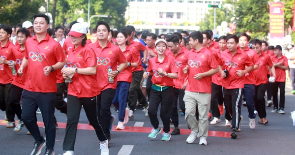 Tinh thần Ngày chạy Olympic tỏa sáng