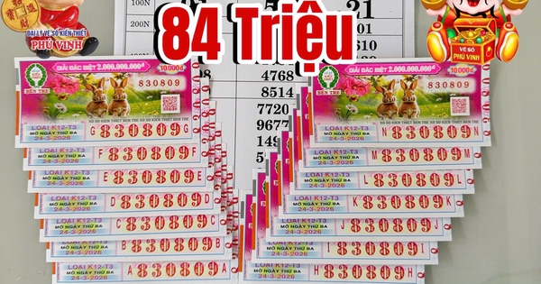 Xổ số miền Nam: Sáng 25-3, Nhiều người trúng thưởng tại TPHCM, Vĩnh Long và Đồng Nai