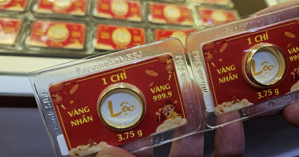 Cuối ngày 24-3, giá vàng miếng SJC tăng gần 5 triệu,  vượt 170 triệu đồng/lượng