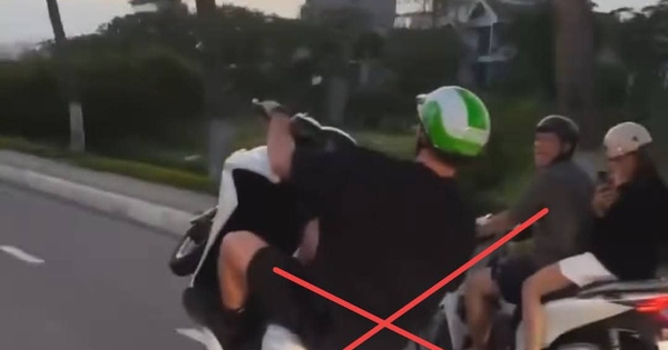 Xử lý người nước ngoài chạy xe bằng 1 bánh trên cầu Tiên Sơn