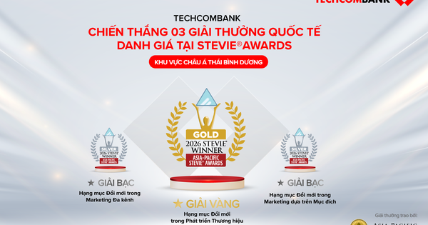 Bản lĩnh thương hiệu Việt: Techcombank chinh phục hội đồng giám khảo Stevie Awards 3 năm liên tiếp