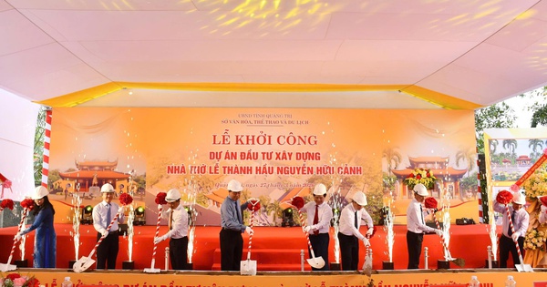 Khởi công xây dựng nhà thờ Lễ Thành hầu Nguyễn Hữu Cảnh, vốn đầu tư 45 tỉ đồng