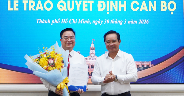 Ông Hoàng Vũ Thảnh làm Giám đốc Sở Tài chính TPHCM