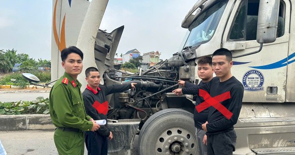 Xe container đỗ tại chợ bị lấy trộm thiết bị giám sát hành trình