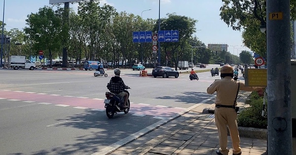 Cảnh sát lý giải nguyên nhân ùn ứ giao thông ở giao lộ Mai Chí Thọ - Trần Não