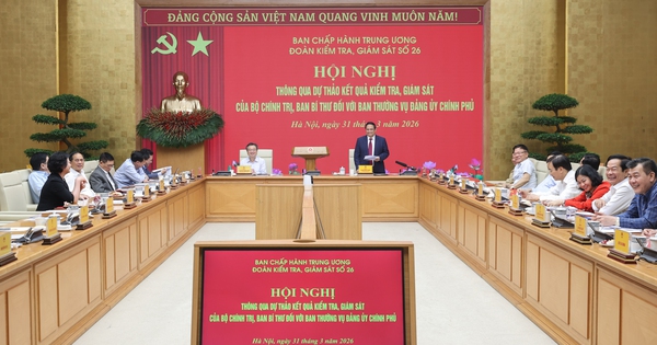 Thông qua Báo cáo kiểm tra, giám sát của Bộ Chính trị đối với Ban Thường vụ Đảng ủy Chính phủ