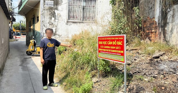 TPHCM: Xử phạt thanh niên đổ rác trước camera giám sát