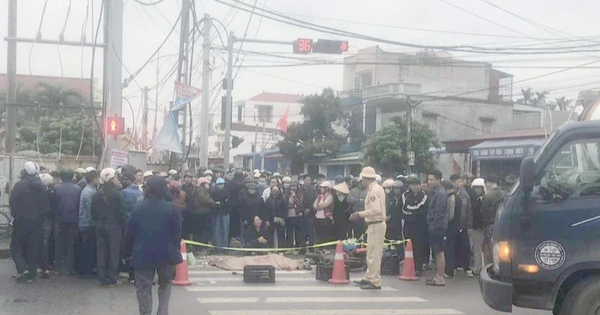 Xe tải va chạm xe máy điện, cháu 9 tuổi tử vong tại chỗ, bà bị thương