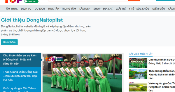 DongNaiToplist - Kim chỉ nam cho hành trình khám phá Đồng Nai trọn vẹn