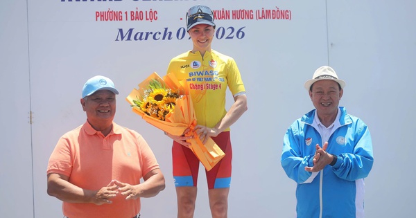 Áo vàng đổi chủ sau màn chinh phục đèo Prenn tại chặng 4 Biwase Tour of Vietnam 2026