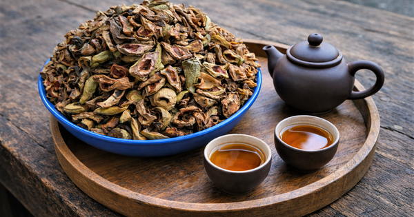 Uống trà trâu cổ làm “khổ” quý ông