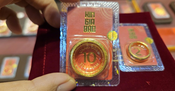 Sáng 1-4, giá vàng miếng SJC, vàng nhẫn tăng hơn 3 triệu đồng/lượng