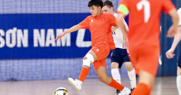 U19 futsal Việt Nam thua U19 Nga cách biệt 5 bàn