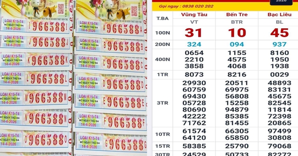 Sáng 15-4, xuất hiện 160 vé xổ số miền Nam trúng độc đắc và an ủi