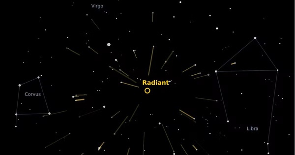 Một trận mưa sao băng mới vừa trút xuống Trái Đất