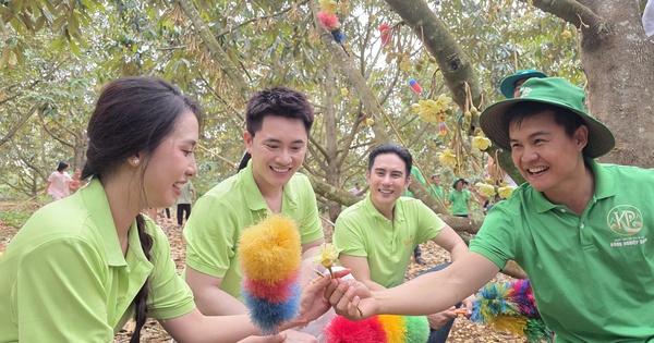 CLIP: Xem hoa hậu, nam vương thụ phấn cho 