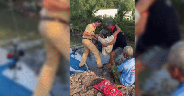 CLIP: CSGT đường thủy đưa bệnh nhân đột quỵ đi cấp cứu kịp “giờ vàng”